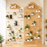 SVEORA Drill-Free Floor-to-Ceiling Aluminum Pegboard Shelving & Storage System - Image 2