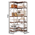 Modular Freestanding Metal & Wood Storage Shelving - Image 9