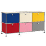 SVEORA color-block modular sideboard storage cabinet