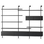 SVEORA modular wall-mounted shelving and storage system