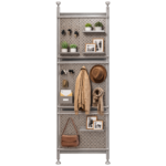 SVEORA Metal Post / Drill-Free Entryway Storage