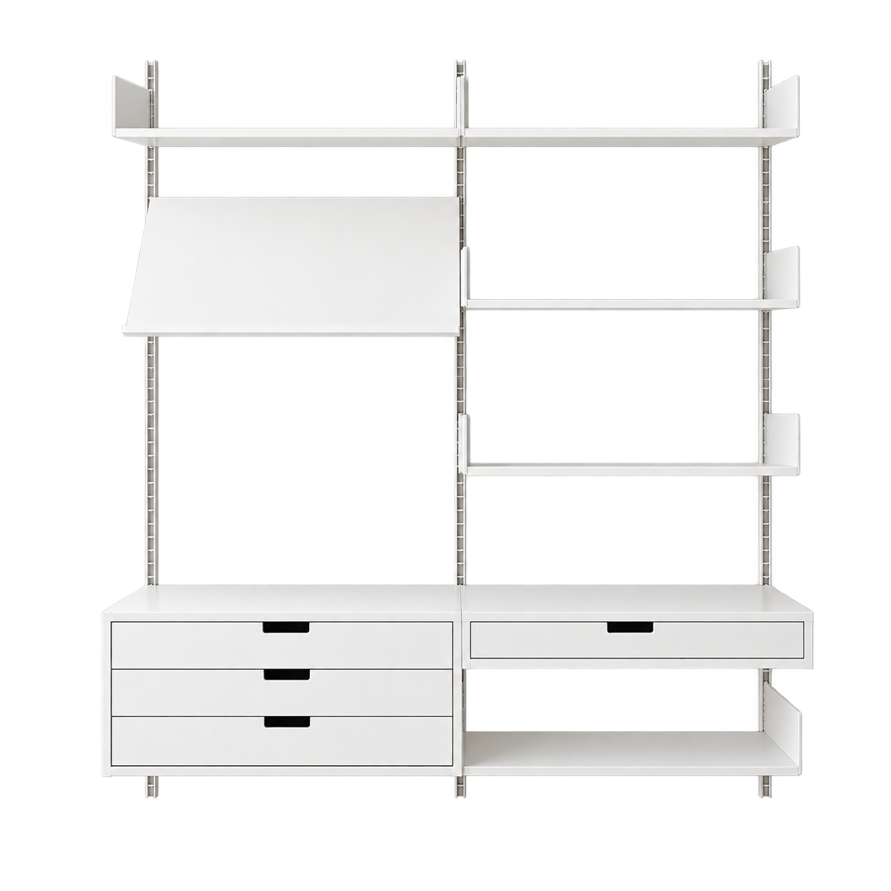 ChatGPT Image 2026年9月18日 11_40_18 (1) Track-mounted modular floating bookcase - Image 1
