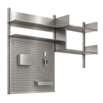 SVEORA Modular Wall-Mounted Shelving & Pegboard System