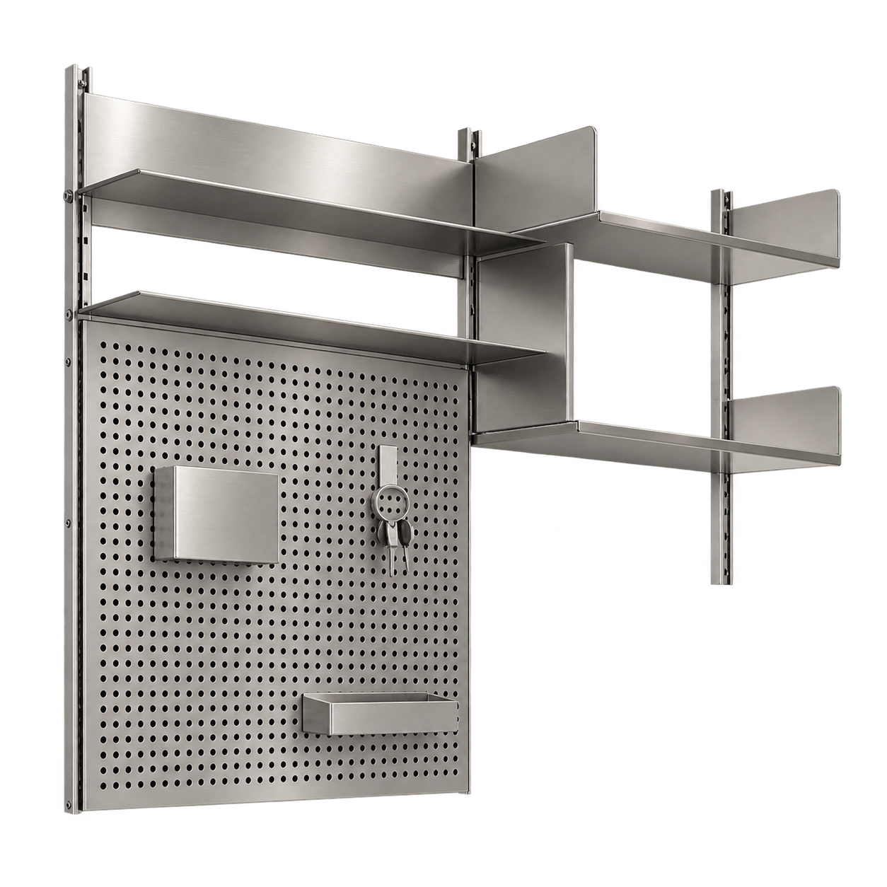 ChatGPT Image 2026年9月18日 20_14_29 (7) SVEORA Modular Wall-Mounted Shelving & Pegboard System - Image 1