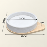 SVEORA Floor-to-Ceiling DIY Cat Tree System with Modular Platforms & Cat Beds - Image 7