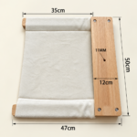 SVEORA Floor-to-Ceiling DIY Cat Tree System with Modular Platforms & Cat Beds - Image 6