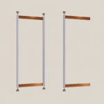SVEORA Floor-to-Ceiling Modular Aluminum Shelving & Pegboard Storage Wall - Image 8