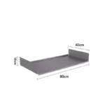 SVEORA Wall-Mounted Stainless Steel Track Shelving & Pegboard Display System | Adjustable Storage Rack - Image 16