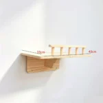 SVEORA DIY Wall-Mounted Solid Wood Cat Tree & Cat House with Space Capsule - Image 6