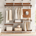 SVEORA Floor-to-Ceiling Modular Shelving & Storage System | No-Drill Aluminum Frame - Image 3