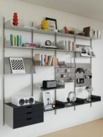 SVEORA Modular Wall-Mounted Metal Shelving System - Image 3