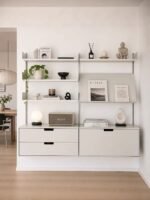 Track-mounted modular floating bookcase - Image 4