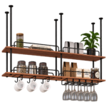 SVEORA Custom Aluminum Alloy Ceiling-Hung Multi-Tier Bar & Display Shelving System - Image 4