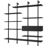 SVEORA Luxury Open Display Shelving with Optional Lighting - Image 3