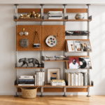 SVEORA Floor-to-Ceiling Modular Shelving & Storage System | No-Drill Aluminum Frame - Image 2